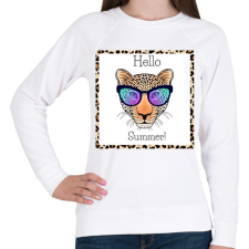 PRINTFASHION Hello Summer - Női pulóver - Fehér női póló