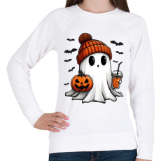PRINTFASHION helloween - Női pulóver - Fehér