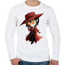 PRINTFASHION Hellsing - Férfi hosszú ujjú póló - Fehér férfi póló