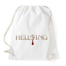 PRINTFASHION Hellsing logo - Sportzsák, Tornazsák - Fehér tornazsák