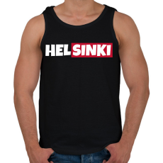 PRINTFASHION HELSINKI - Férfi atléta - Fekete