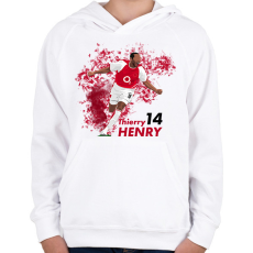 PRINTFASHION Henry - Gyerek kapucnis pulóver - Fehér