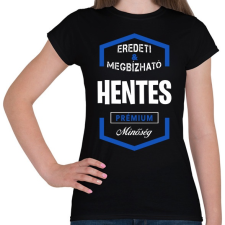 PRINTFASHION Hentes prémium minőség - Női póló - Fekete női póló