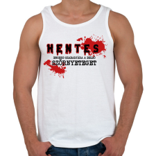 PRINTFASHION Hentes - Szörnyeteg - Férfi atléta - Fehér atléta, trikó