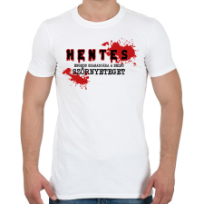 PRINTFASHION Hentes - Szörnyeteg - Férfi póló - Fehér férfi póló