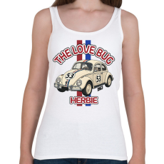 PRINTFASHION Herbie  - Női atléta - Fehér