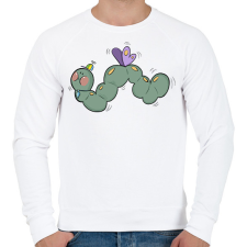 PRINTFASHION Hernyó - Férfi pulóver - Fehér férfi pulóver, kardigán