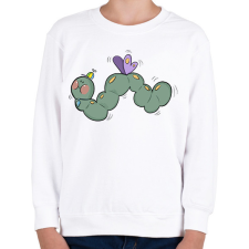 PRINTFASHION Hernyó - Gyerek pulóver - Fehér gyerek pulóver, kardigán