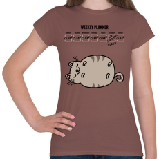 PRINTFASHION Heti feladat - Női póló - Mogyoróbarna