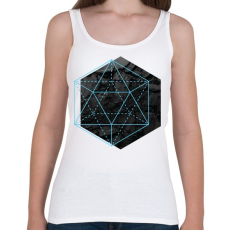 PRINTFASHION Hexagonal - Női atléta - Fehér