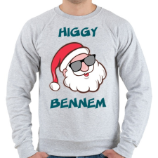 PRINTFASHION Higgy bennem! - Férfi pulóver - Sport szürke férfi pulóver, kardigán