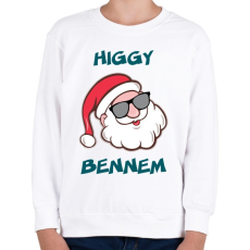 PRINTFASHION Higgy bennem! - Gyerek pulóver - Fehér