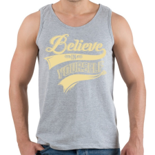 PRINTFASHION Higgy magadban! - Férfi atléta - Sport szürke atléta, trikó