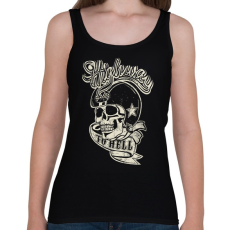 PRINTFASHION Highway to Hell - Női atléta - Fekete