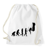 PRINTFASHION Hiking Evolution - Sportzsák, Tornazsák - Fehér