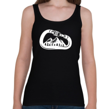 PRINTFASHION Hiking - Női atléta - Fekete női trikó