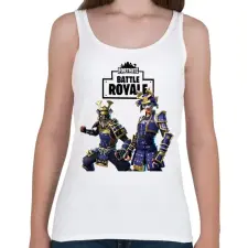 PRINTFASHION Hime& Musha Fortnite - Női atléta - Fehér női trikó