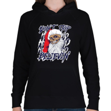 PRINTFASHION Hinni benne - Női kapucnis pulóver - Fekete női pulóver, kardigán