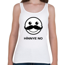 PRINTFASHION HÍNNYE NO - Női atléta - Fehér női trikó