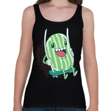 PRINTFASHION Hintázó dinnye - Női atléta - Fekete