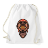 PRINTFASHION Hip Hop face - Sportzsák, Tornazsák - Fehér