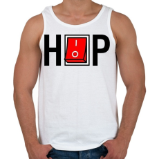 PRINTFASHION HIP-HOP - Férfi atléta - Fehér