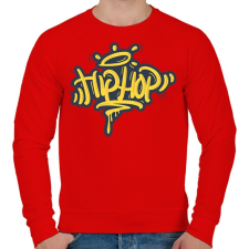 PRINTFASHION Hip-hop - Férfi pulóver - Piros férfi pulóver, kardigán