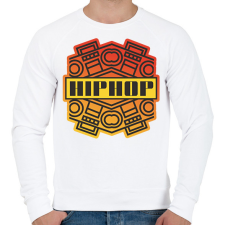 PRINTFASHION Hiphop - Férfi pulóver - Fehér férfi pulóver, kardigán