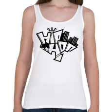 PRINTFASHION hiphop - Női atléta - Fehér