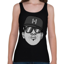 PRINTFASHION HipHop - Női atléta - Fekete női trikó