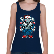 PRINTFASHION Hipno Jason - Női atléta - Sötétkék női trikó