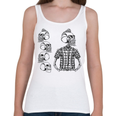 PRINTFASHION Hipster 03 - Női atléta - Fehér