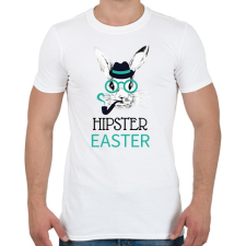 PRINTFASHION Hipster Easter - Férfi póló - Fehér férfi póló