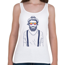 PRINTFASHION Hipster - Női atléta - Fehér