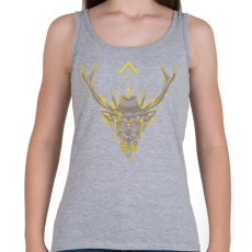 PRINTFASHION Hipster szarvas - Női atléta - Sport szürke