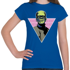 PRINTFASHION Hipszter gyár - Női póló - Királykék