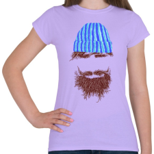 PRINTFASHION Hipszter - Női póló - Viola női póló