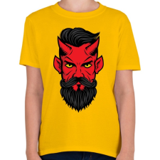 PRINTFASHION Hipszter sátán - Gyerek póló - Sárga gyerek póló