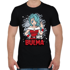 PRINTFASHION His Bulma - Férfi póló - Fekete