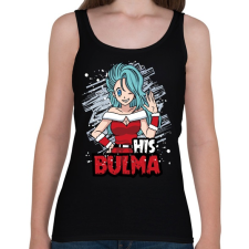 PRINTFASHION His Bulma - Női atléta - Fekete női trikó