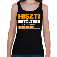 PRINTFASHION hiszti betöltése folyamatban - Női atléta - Fekete női trikó