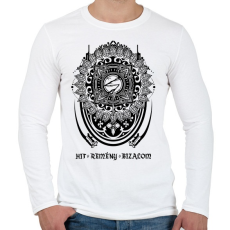 PRINTFASHION Hit Remény Bizalom - Férfi hosszú ujjú póló - Fehér