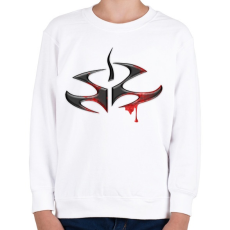 PRINTFASHION Hitman Logo - Gyerek pulóver - Fehér