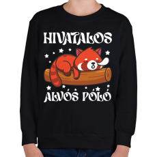 PRINTFASHION HIVATALOS ALVÓS PÓLÓ - Gyerek pulóver - Fekete