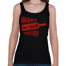 PRINTFASHION Hivatásos bor cipelő varázstáska - Táska minta - Női atléta - Fekete