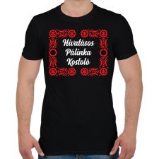 PRINTFASHION Hivatásos pálinka kostoló - Férfi póló - Fekete férfi póló