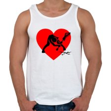 PRINTFASHION Hm...No komment - Férfi atléta - Fehér női trikó