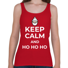 PRINTFASHION HO HO HO - Női atléta - Cseresznyepiros