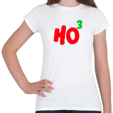 PRINTFASHION HO HO HO - Női póló - Fehér női póló