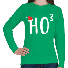 PRINTFASHION Ho Ho Ho - Női pulóver - Zöld